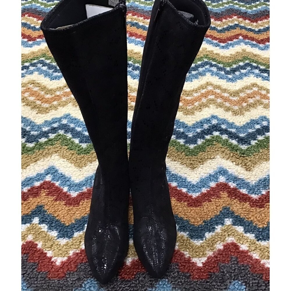 Impo Stretch Emmett Boots 6m Tall Black Boots With Heal